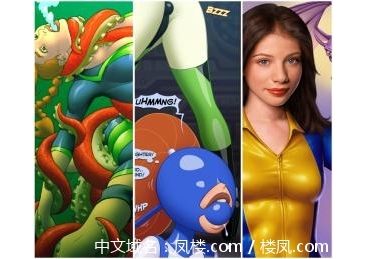 【104】【4P】【14.6M】拉拉（Lara）与章鱼（Octopus），金（Kim）与舍格（Shego）漫画第7页（+裸露的乳房），凯蒂·普莱德（Kitty Pryde）现实。